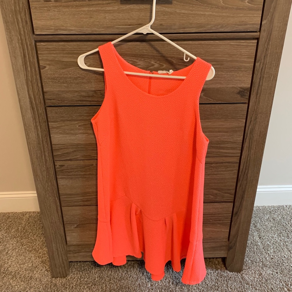 Neon pink dress